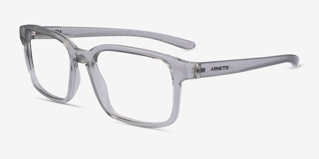 ARNETTE Saisei Transparent Light Gray PlasticEyeglass Frames from EyeBuyDirect, Angle View