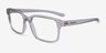 ARNETTE Saisei Transparent Light Gray PlasticEyeglass Frames from EyeBuyDirect, Angle View