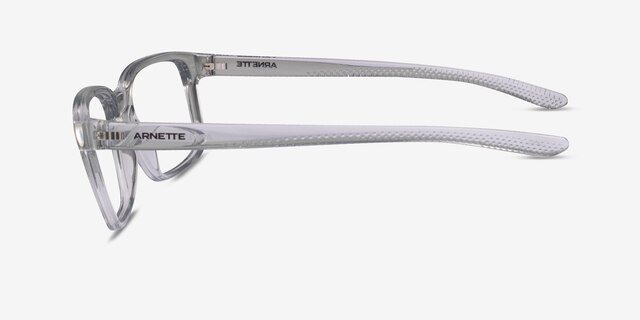 ARNETTE Saisei Transparent Light Gray PlasticEyeglass Frames from EyeBuyDirect, Side View