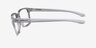 ARNETTE Saisei Transparent Light Gray PlasticEyeglass Frames from EyeBuyDirect, Side View