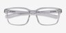 ARNETTE Saisei Transparent Light Gray PlasticEyeglass Frames from EyeBuyDirect, Closed View