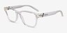 ARNETTE Telmo Crystal PlasticEyeglass Frames from EyeBuyDirect, Angle View
