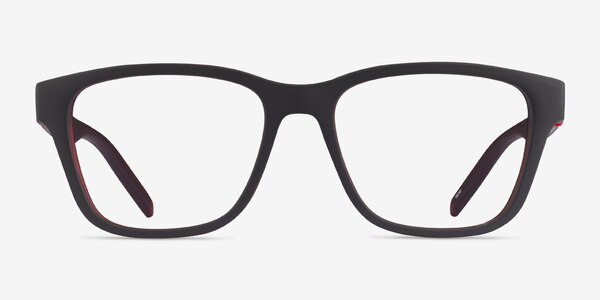 ARNETTE Telmo Matte Gray Red Plastic Eyeglass Frames