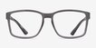 ARNETTE Dirkk Shiny Transparent Gray PlasticEyeglass Frames from EyeBuyDirect, Front View
