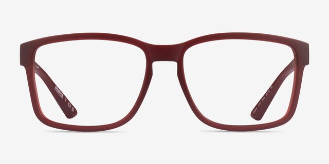 ARNETTE Dirkk Matte Red PlasticEyeglass Frames from EyeBuyDirect, Front View