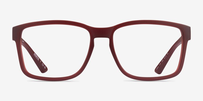 ARNETTE Dirkk Matte Red Plastique Montures de lunettes de vue d'EyeBuyDirect