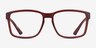 ARNETTE Dirkk Matte Red PlasticEyeglass Frames from EyeBuyDirect, Front View
