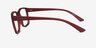 ARNETTE Dirkk Matte Red PlasticEyeglass Frames from EyeBuyDirect, Side View