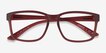 ARNETTE Dirkk Matte Red PlasticEyeglass Frames from EyeBuyDirect, Closed View