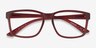 ARNETTE Dirkk Matte Red PlasticEyeglass Frames from EyeBuyDirect, Closed View