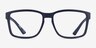 ARNETTE Dirkk Matte Blue PlasticEyeglass Frames from EyeBuyDirect, Front View