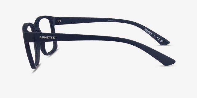 ARNETTE Dirkk Matte Blue PlasticEyeglass Frames from EyeBuyDirect, Side View