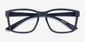 ARNETTE Dirkk Matte Blue PlasticEyeglass Frames from EyeBuyDirect, Closed View