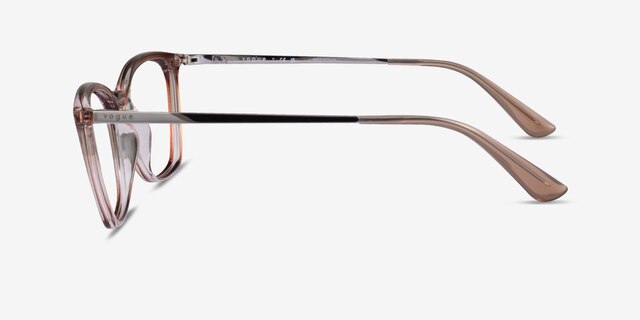 Vogue Eyewear VO5277 Brown Crystal PlasticEyeglass Frames from EyeBuyDirect, Side View