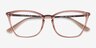 Vogue Eyewear VO5277 Brown Crystal PlasticEyeglass Frames from EyeBuyDirect, Closed View