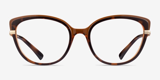Vogue Eyewear VO5383B Tortoise Light Brown PlasticEyeglass Frames from EyeBuyDirect, Front View