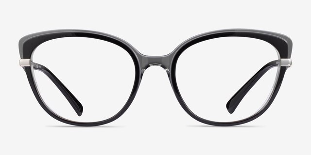 Vogue Eyewear VO5383B Black Gray PlasticEyeglass Frames from EyeBuyDirect, Front View