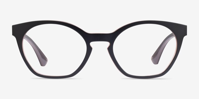 Oakley Tone Down Polished Dusty Rose PlasticEyeglass Frames from EyeBuyDirect, Front View