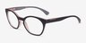 Oakley Tone Down Polished Dusty Rose PlasticEyeglass Frames from EyeBuyDirect, Angle View