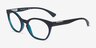 Oakley Tone Down Polished Aurura PlasticEyeglass Frames from EyeBuyDirect, Angle View