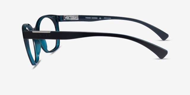 Oakley Tone Down Polished Aurura PlasticEyeglass Frames from EyeBuyDirect, Side View