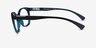 Oakley Tone Down Polished Aurura PlasticEyeglass Frames from EyeBuyDirect, Side View