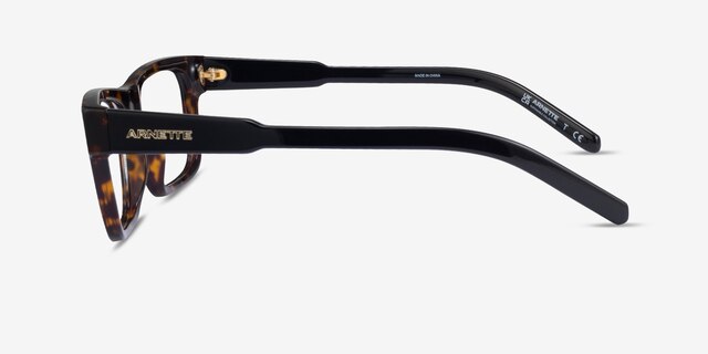 ARNETTE Kokoro Shiny Tortoise AcetateEyeglass Frames from EyeBuyDirect, Side View