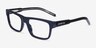 ARNETTE Kokoro Shiny Blue AcetateEyeglass Frames from EyeBuyDirect, Angle View