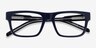 ARNETTE Kokoro Shiny Blue AcetateEyeglass Frames from EyeBuyDirect, Closed View