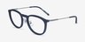 ARNETTE Tiki Matte Blue PlasticEyeglass Frames from EyeBuyDirect, Angle View