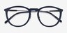 ARNETTE Tiki Matte Blue PlasticEyeglass Frames from EyeBuyDirect, Closed View