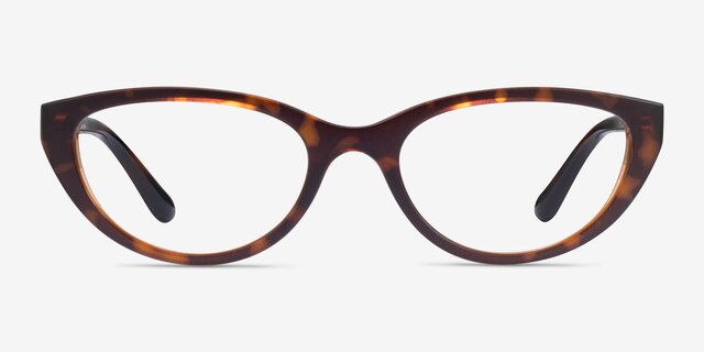 Vogue Eyewear VO5290 Dark Tortoise Light Brown PlasticEyeglass Frames from EyeBuyDirect, Front View
