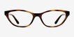Vogue Eyewear VO5309 Dark Tortoise PlasticEyeglass Frames from EyeBuyDirect, Front View