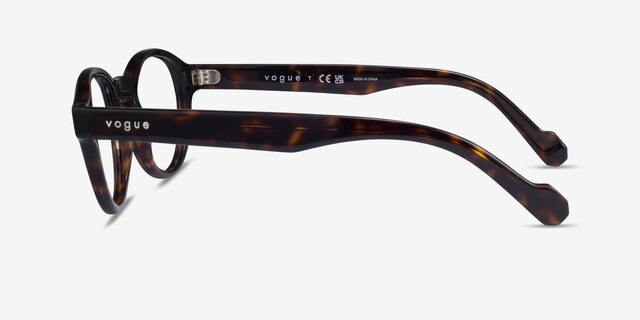Vogue Eyewear VO5332 Dark Tortoise AcetateEyeglass Frames from EyeBuyDirect, Side View