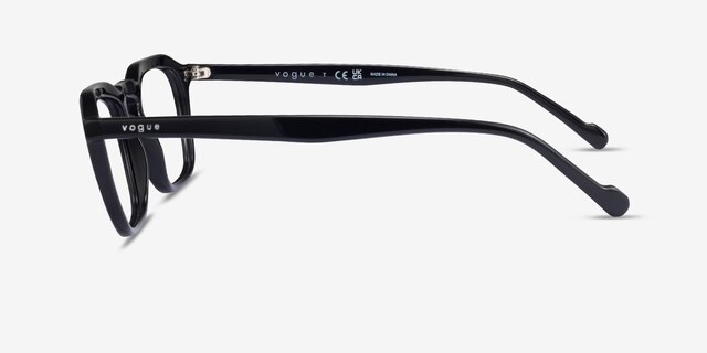 Vogue Eyewear VO5348 Shiny Black AcetateEyeglass Frames from EyeBuyDirect, Side View
