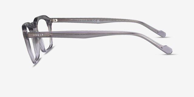Vogue Eyewear VO5348 Transparent Gray AcetateEyeglass Frames from EyeBuyDirect, Side View