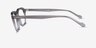 Vogue Eyewear VO5348 Transparent Gray AcetateEyeglass Frames from EyeBuyDirect, Side View
