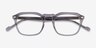 Vogue Eyewear VO5348 Transparent Gray AcetateEyeglass Frames from EyeBuyDirect, Closed View