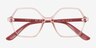 Vogue Eyewear VO5363 Transparent Pink PlasticEyeglass Frames from EyeBuyDirect, Closed View