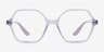 Vogue Eyewear VO5363 Transparent Blue PlasticEyeglass Frames from EyeBuyDirect, Front View