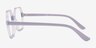 Vogue Eyewear VO5363 Transparent Blue PlasticEyeglass Frames from EyeBuyDirect, Side View