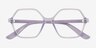 Vogue Eyewear VO5363 Transparent Blue PlasticEyeglass Frames from EyeBuyDirect, Closed View