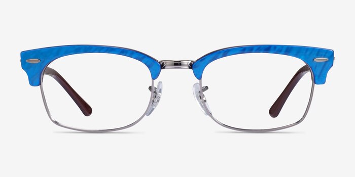Ray-Ban RB3916V Wrinkled Blue On Brown Acetate Eyeglass Frames from EyeBuyDirect