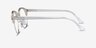 Ray-Ban RB4246V Clubround White Transparent AcetateEyeglass Frames from EyeBuyDirect, Side View