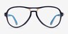 Ray-Ban RB4355V Vagabond Blue Light Brown PlasticEyeglass Frames from EyeBuyDirect, Front View