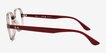 Ray-Ban RB4361V Transparent Gray PlasticEyeglass Frames from EyeBuyDirect, Side View