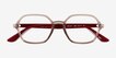 Ray-Ban RB4361V Transparent Gray PlasticEyeglass Frames from EyeBuyDirect, Closed View