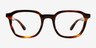 Ray-Ban RB5390 Striped Tortoise AcetateEyeglass Frames from EyeBuyDirect, Front View