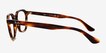 Ray-Ban RB5390 Striped Tortoise AcetateEyeglass Frames from EyeBuyDirect, Side View
