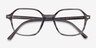 Ray-Ban RB5394 John Striped Gray AcetateEyeglass Frames from EyeBuyDirect, Closed View